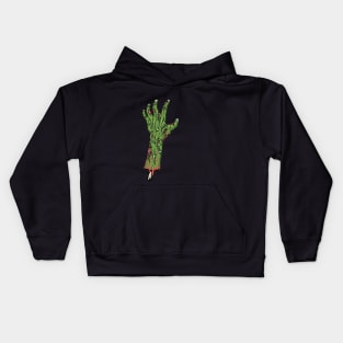 Zombie hand copping a feel Kids Hoodie